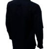Saasha Garments Dark Navy Blue Plain Shirt For Men Back Side