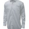 Saasha Garments White Plain Shirt For Men Front Side