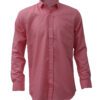 Saasha Garments Pink Plain Shirt For Men Front