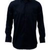 Saasha Garments Navy Plain Shirt For Men Front