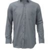 Saasha Garments Cream Plain Shirt For Men Front