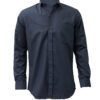 Saasha Garments Mid Grey Plain Shirt For Men Front