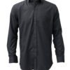 Saasha Garments Dark Grey Plain Shirt For Men Front