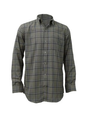Saasha Garments Brown Big Ckecks Shirt For Men