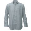 Saasha Garments Cream Big Checks Shirt For Men
