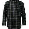 Saasha Garments Forest Green Big Checks Shirt For Men