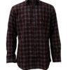 Saasha Garments Maroon Big Checks Shirt For Men