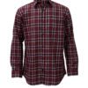 Saasha Garments Maroon Box Big Checks Shirt For Men