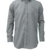 Saasha Garments Cream Plain Shirt For Men Front