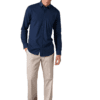 Saasha Garments Light Navy Formal Shirt For Men