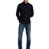 Saasha Garments Dark Navy Formal Shirt For Men