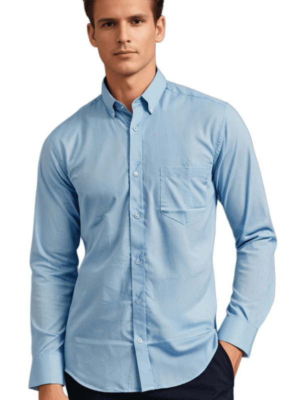 Saasha Garments plane voilet Shirt For Men