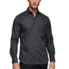 Saasha Garments Light Gray Formal Shirt For Men