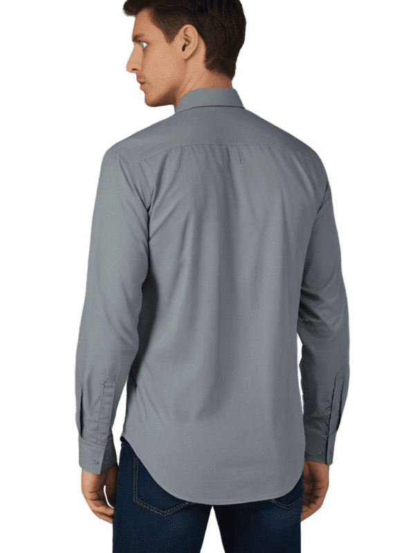 Saasha Garments Light Cream Formal Shirt For Men