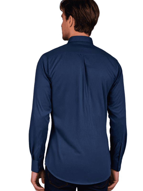 Saasha Garments light navy Formal Shirt For Men