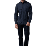 Saasha Garments Gray Formal Shirt For Men