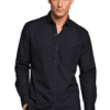 Saasha Garments Dark Gray Formal Shirt For Men