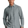 Saasha Garments Check Box white Formal Shirt For Men