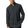 Saasha Garments Check Box Light Sky Formal Shirt For Men