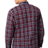 Saasha Garments Check Box Dark Violet Formal Shirt For Men.