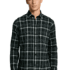 Saasha Garments Check Box Light Green Formal Shirt For Men