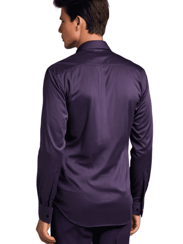 Saasha Garments plane voilet Shirt For Men