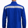 Saasha Garments Royal Blue Industrial Safety Jacket With Reflector
