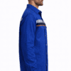 Saasha Garments Royal Blue Industrial Safety Jacket With Reflector