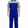 Saasha Garments Royal Blue Industrial Safety Uniform