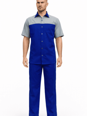 Saasha Garments Royal Blue Industrial Safety Uniform