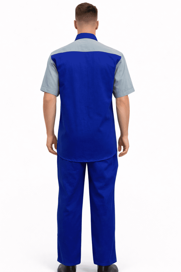 Saasha Garments Royal Blue Industrial Safety Uniform